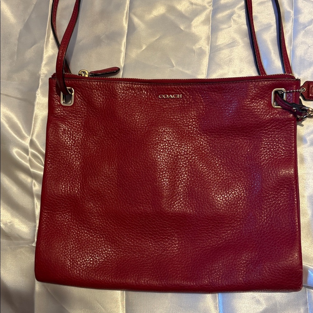Red coach crossbody
14